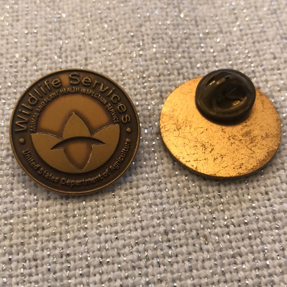 Set of Vintage Wildlife Services Pins